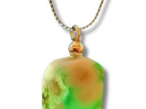 Chrysopras-Anhänger