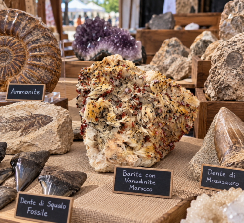 vanadinite crystal barite