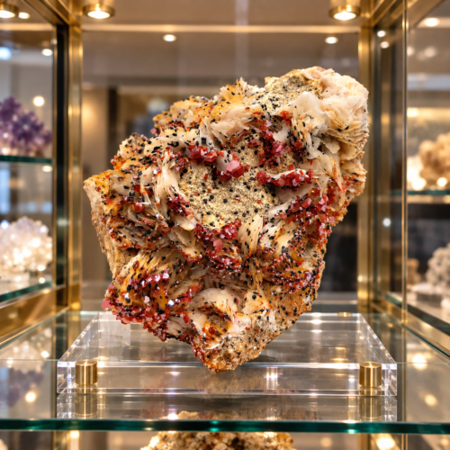 vanadinite crystal barite