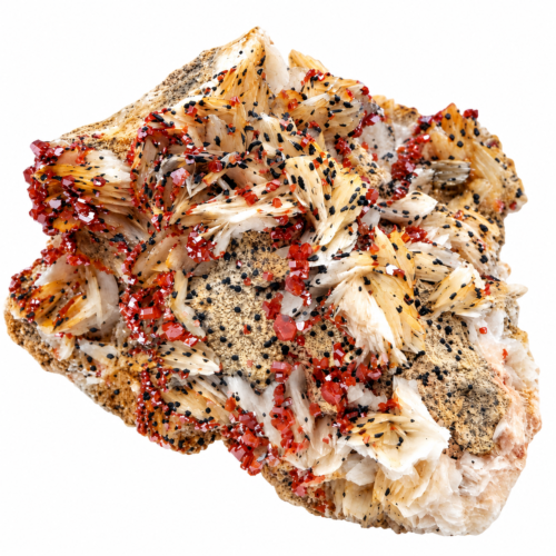 vanadinite crystal barite